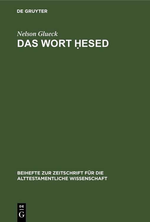 Produktbild: Das Wort Ḥesed