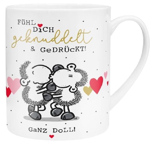 Produktbild: XL-Tasse "F&uuml;hl Dich geknuddelt"