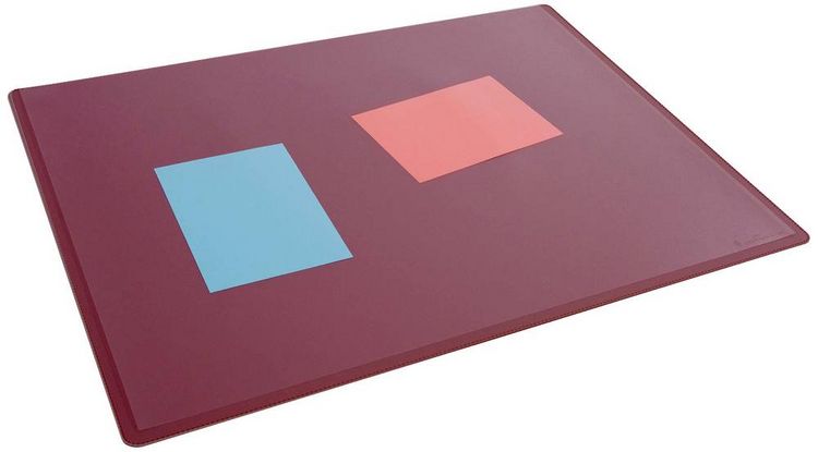 Produktbild: Durable 722203 Schreibunterlage Rot, Transparent (B x H) 530mm x 400mm