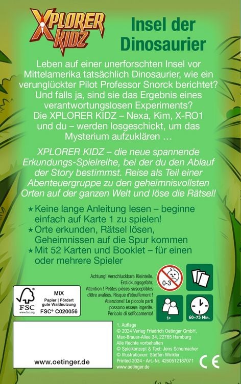 Produktbild: Xplorer Kidz. Insel der Dinosaurier