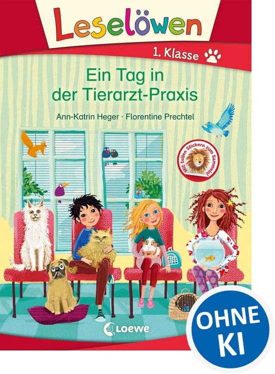 Produktbild: Lesel&ouml;wen 1. Klasse - Ein Tag in der Tierarzt-Praxis