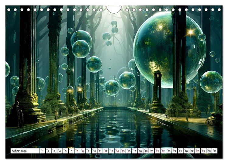 Produktbild: Illusionen aus Farben und Formen (Wandkalender 2026 DIN A4 quer), CALVENDO Monatskalender