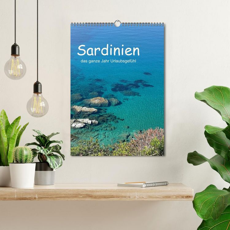 Produktbild: Sardinien - das ganze Jahr Urlaubsgef&uuml;hl (Wandkalender 2026 DIN A3 hoch), CALVENDO Monatskalender