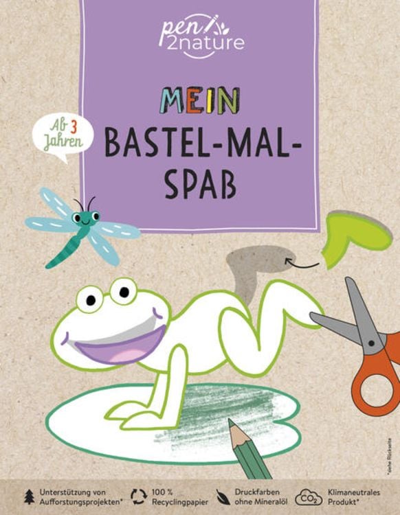 Bild vom Artikel Mein Bastel-Mal-Spaß. Buntes Bastelbuch für Kinder ab 3 Jahren vom Autor Pen2nature