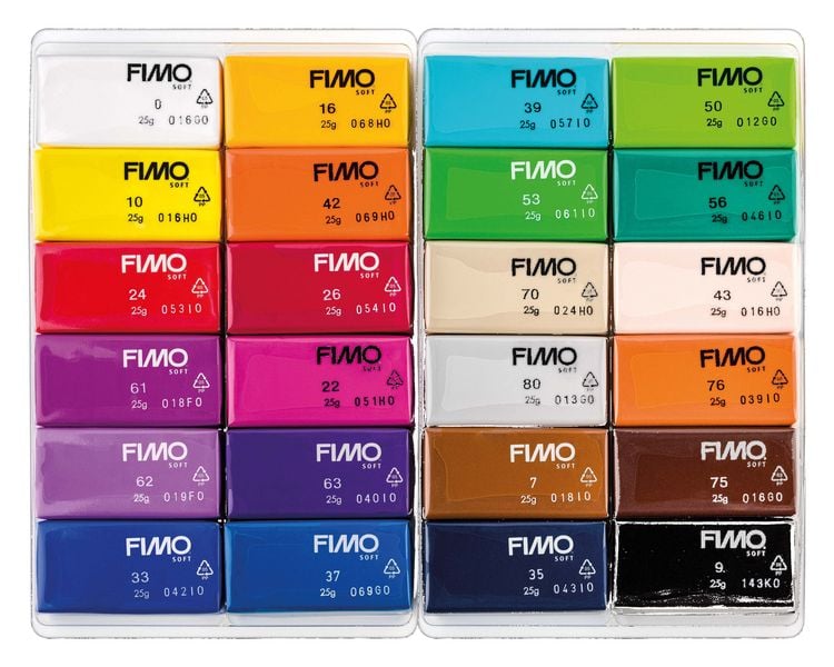 Produktbild: STAEDTLER Modelliermasse FIMO&reg; soft Basic Colours 24er Set
