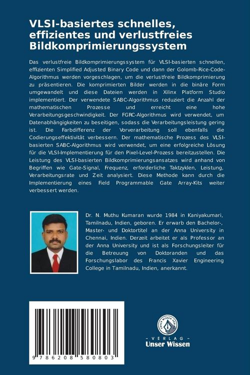 Produktbild: VLSI-basiertes schnelles, effizientes und verlustfreies Bildkomprimierungssystem