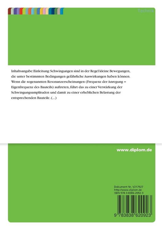 Produktbild: Mechanische Schwingungen