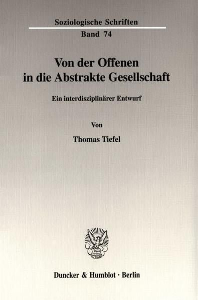 Produktbild: Von der Offenen in die Abstrakte Gesellschaft.