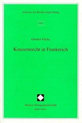 Produktbild: Konzernrecht in Frankreich