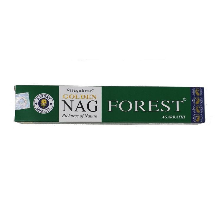 Produktbild: R&auml;ucherst&auml;bchen Vijayshree Incense "Golden Nag Forest" 15gr.