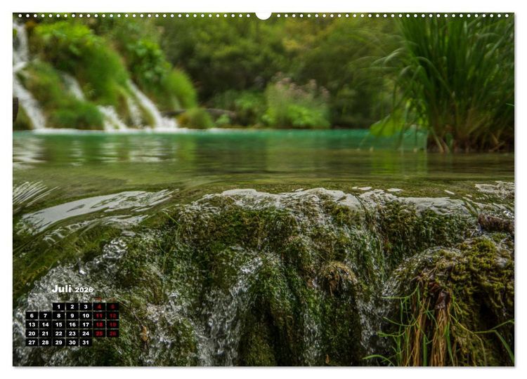 Produktbild: Naturwunder Plitvicer Seen (Wandkalender 2026 DIN A2 quer), CALVENDO Monatskalender