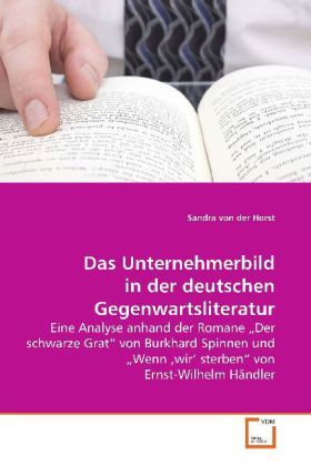 Produktbild: Von der Horst, S: Das Unternehmerbild in der deutschen Gegen