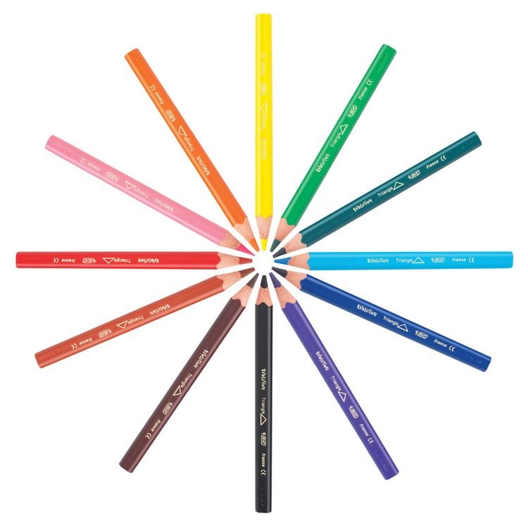 Produktbild: BIC Buntstifte KIDS Evolution Triangle 12er Set