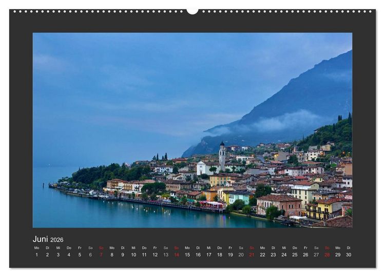 Produktbild: Limone sul Garda - Bella Italia (hochwertiger Premium Wandkalender 2026 DIN A2 quer), Kunstdruck in Hochglanz