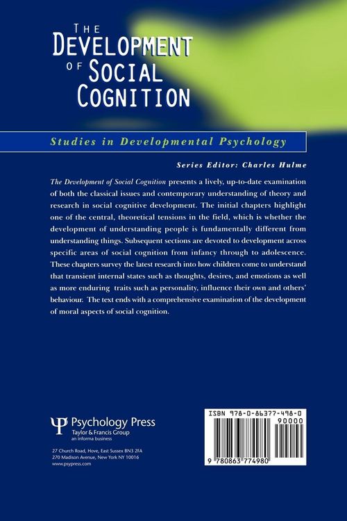 Produktbild: The Development of Social Cognition