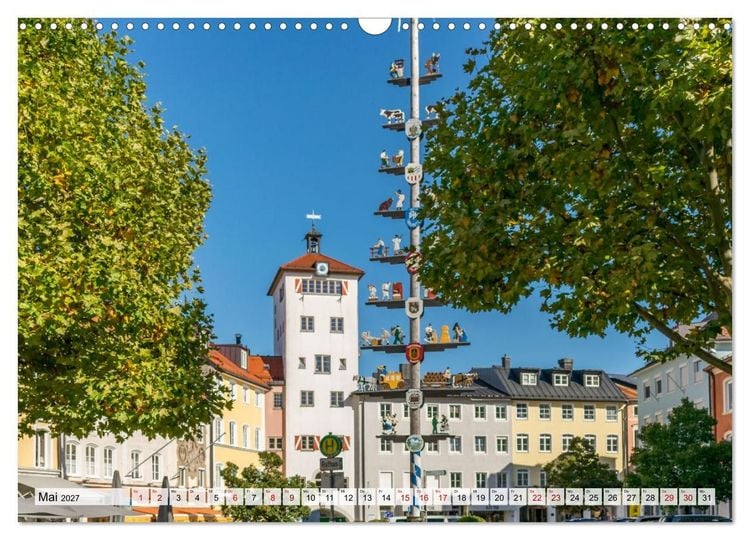 Produktbild: Urlaubsregion Bayern (Wandkalender 2027 DIN A3 quer), CALVENDO Monatskalender