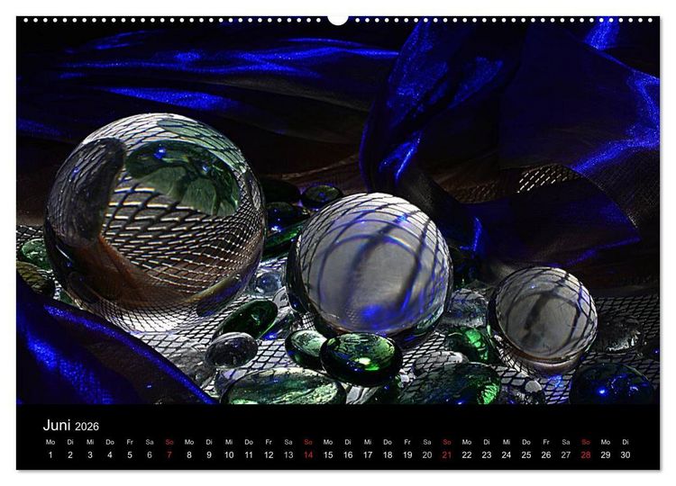 Produktbild: Licht und Glas - Neue Fotoimpressionen (Wandkalender 2026 DIN A2 quer), CALVENDO Monatskalender