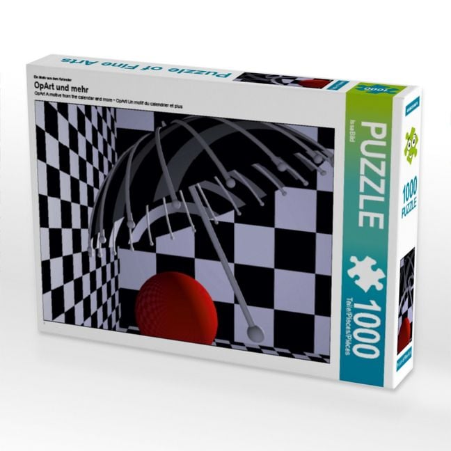 Produktbild: CALVENDO Puzzle Ein Motiv aus dem Kalender OpArt und mehr | 1000 Teile Lege-Gr&ouml;&szlig;e 64x48cm Foto-Puzzle f&uuml;r gl&uuml;ckliche Stunden