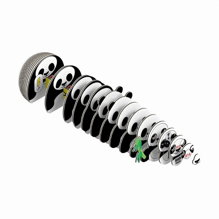 Produktbild: EUGY - 3D Bastelset Panda