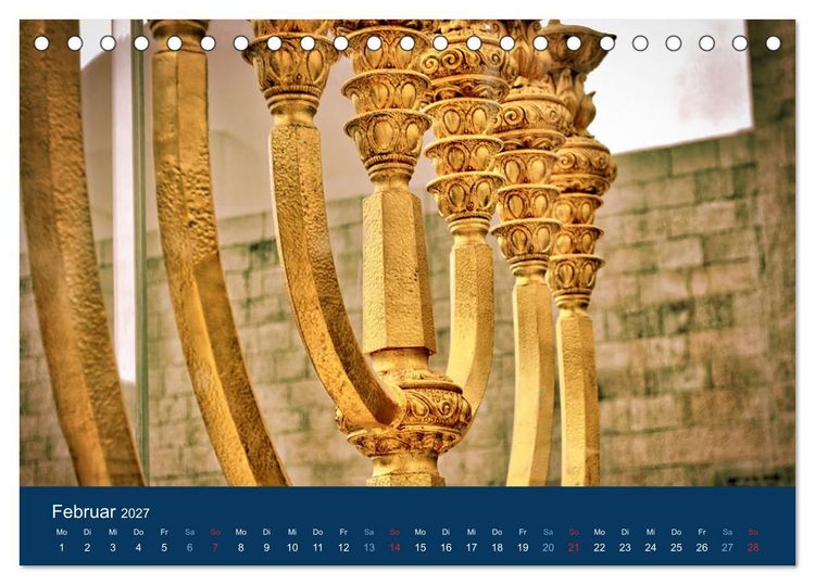 Produktbild: Geliebtes Jerusalem (Tischkalender 2027 DIN A5 quer), CALVENDO Monatskalender