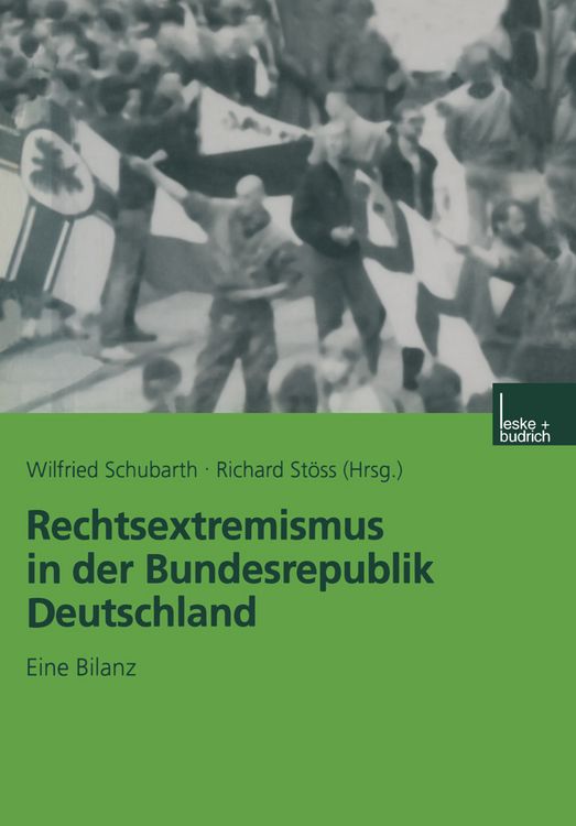 Produktbild: Rechtsextremismus in der Bundesrepublik Deutschland