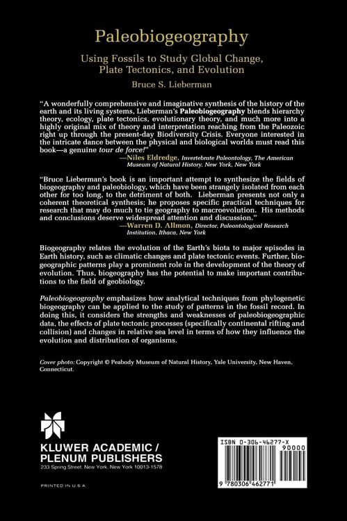 Produktbild: Paleobiogeography