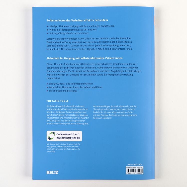 Produktbild: Therapie-Tools Selbstverletzendes Verhalten