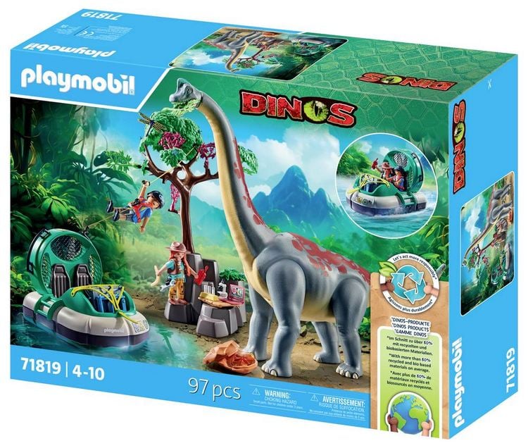 Produktbild: 71819 Brachiosaurus-Begegnung mit Luftkissenboot