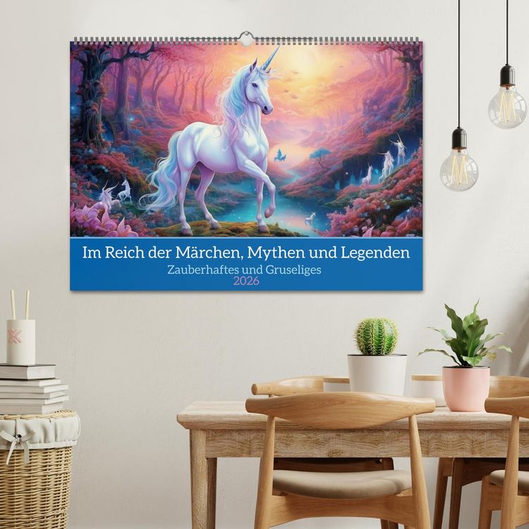 Produktbild: Im Reich der M&auml;rchen, Mythen und Legenden (Wandkalender 2026 DIN A2 quer), CALVENDO Monatskalender