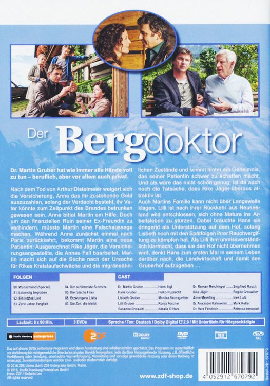 Produktbild: Der Bergdoktor - Staffel 9 [3 DVDs]