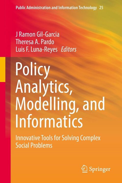 Produktbild: Policy Analytics, Modelling, and Informatics