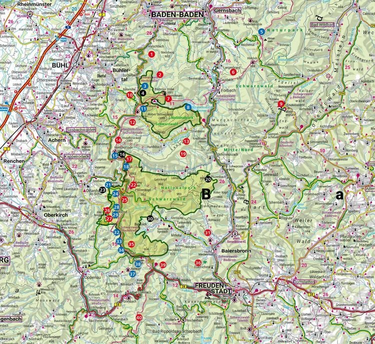 Produktbild: ROTHER Wanderbuch Nationalpark Schwarzwald
