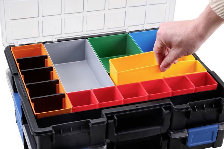 Produktbild: Allit EuroPlus Pro K44/21 Sortimentskoffer (B x H x T) 440 x 76 x 355 mm Anzahl F&auml;cher: 21 Inhalt 1 St.