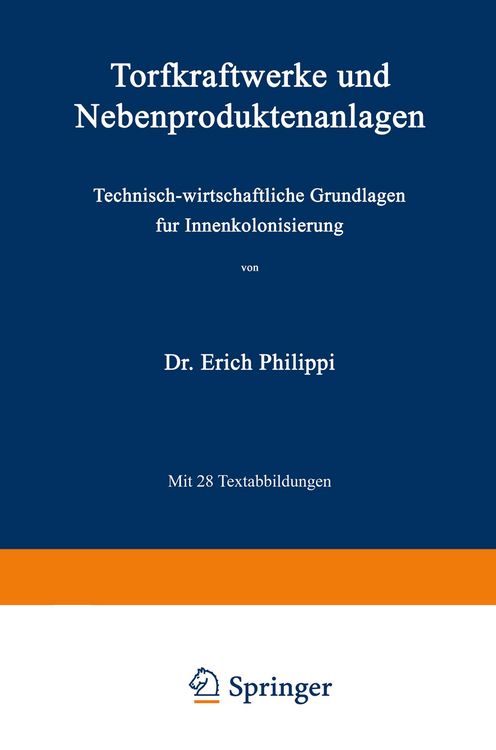 Produktbild: Torfkraftwerke und Nebenproduktenanlagen