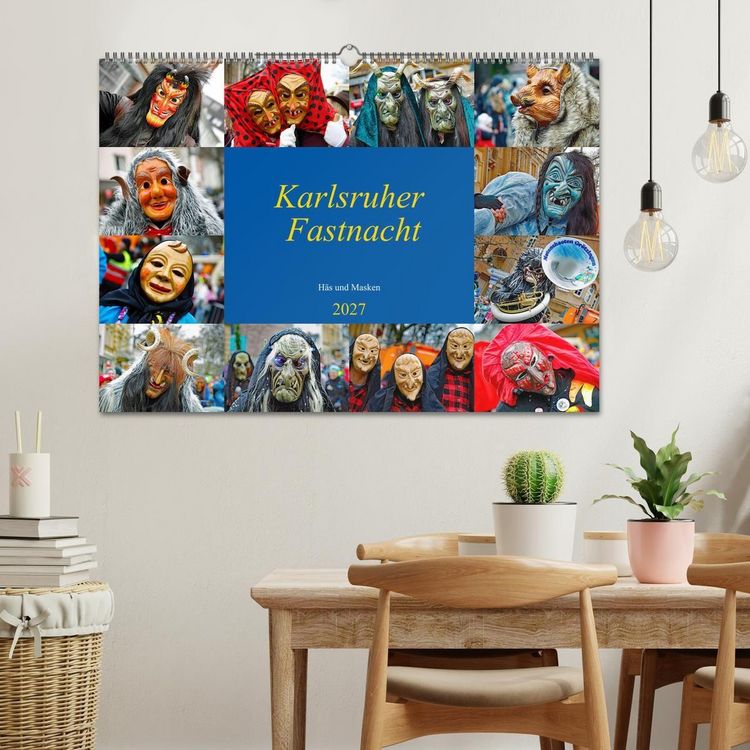 Produktbild: Karlsruher Fastnacht (Wandkalender 2027 DIN A2 quer), CALVENDO Monatskalender