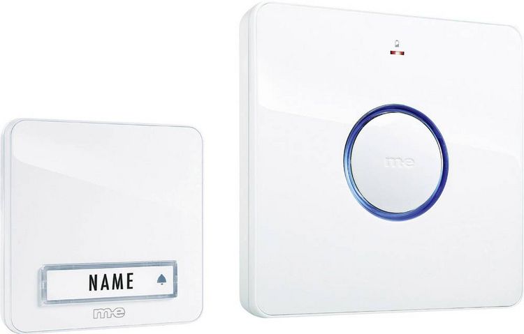 Produktbild: M-e modern-electronics 41095 Funkklingel Komplett-Set