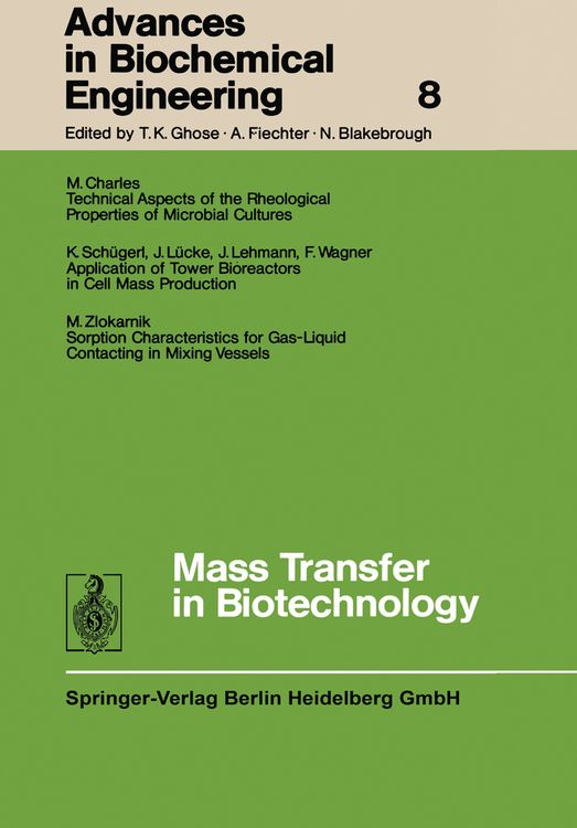 Produktbild: Advances in Biochemical Engineering