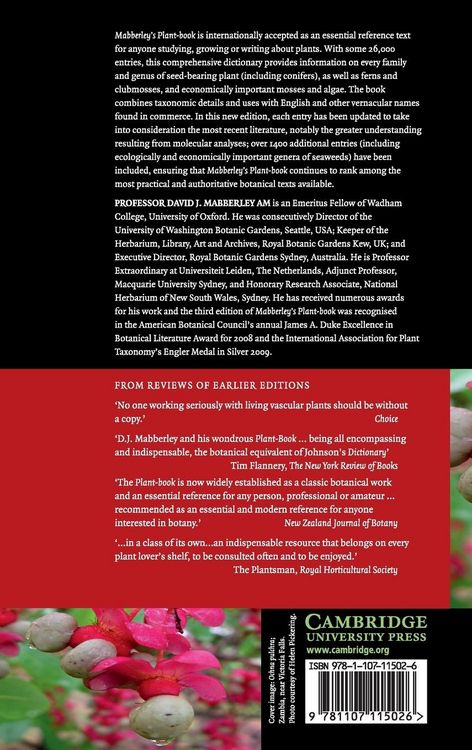 Produktbild: Mabberley's Plant-book