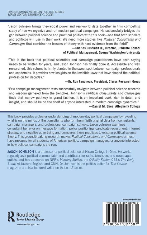 Produktbild: Political Consultants and Campaigns