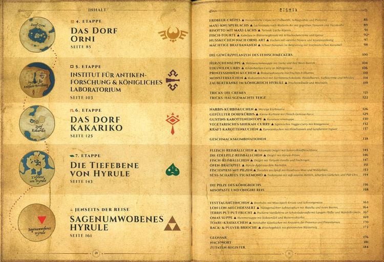 Produktbild: Die legend&auml;re K&uuml;che von Zelda - Magische Rezepte inspiriert von der Videogame-Saga