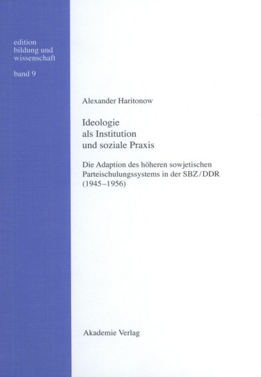 Produktbild: Ideologie als Institution und soziale Praxis