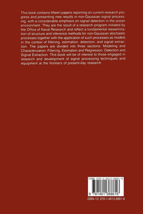 Produktbild: Topics in Non-Gaussian Signal Processing