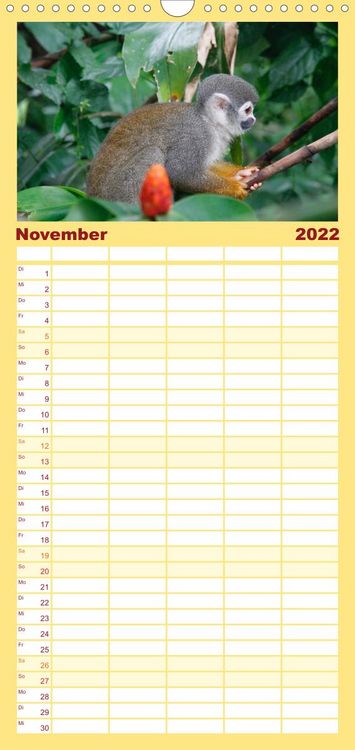 Produktbild: Familienplaner Photoreise durch Kolumbien (Wandkalender 2022 , 21 cm x 45 cm, hoch)