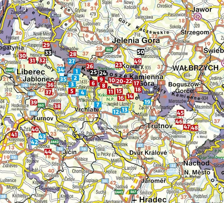 Produktbild: ROTHER Wanderf&uuml;hrer Riesengebirge. 50 Touren