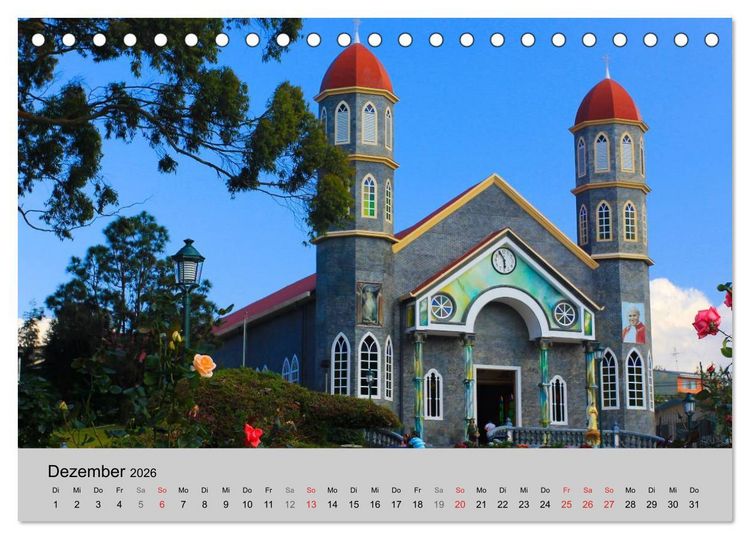 Produktbild: Costa Rica (Tischkalender 2026 DIN A5 quer), CALVENDO Monatskalender