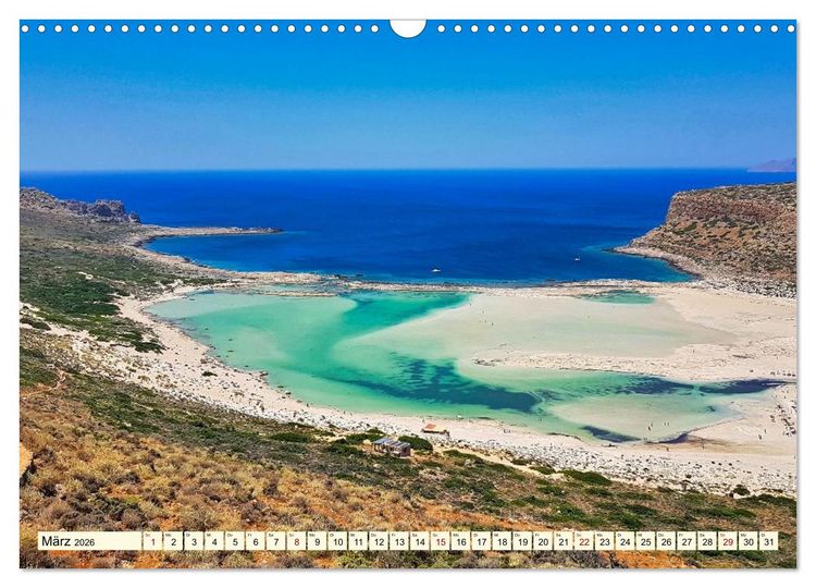 Produktbild: Gr&uuml;nde f&uuml;r Urlaub auf Kreta (Wandkalender 2026 DIN A3 quer), CALVENDO Monatskalender
