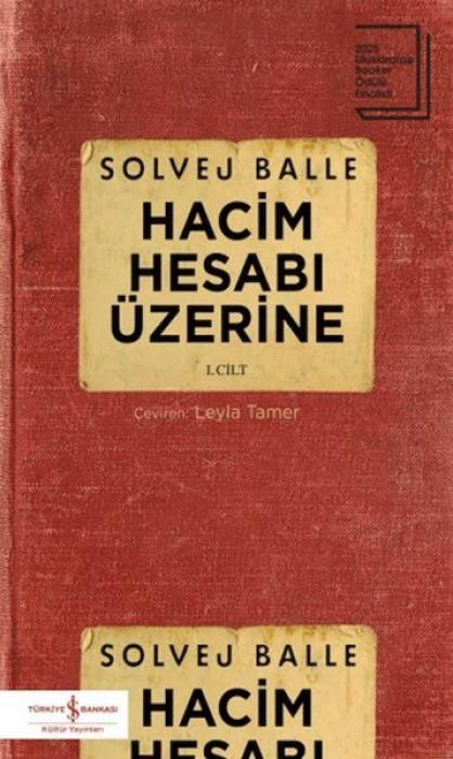 Produktbild: Hacim Hesabi &Uuml;zerine 1. Cilt
