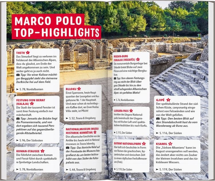Produktbild: MARCO POLO Reisef&uuml;hrer Albanien