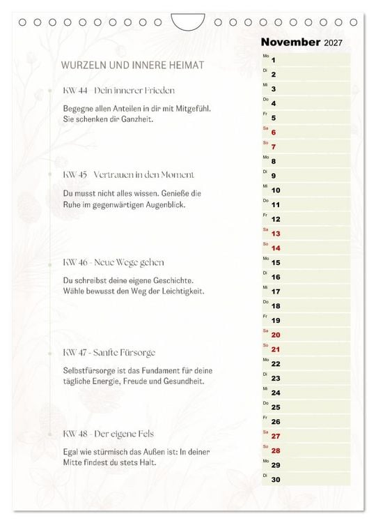 Produktbild: SEELENKOMPASS (Wandkalender 2027 DIN A4 hoch), CALVENDO Monatskalender