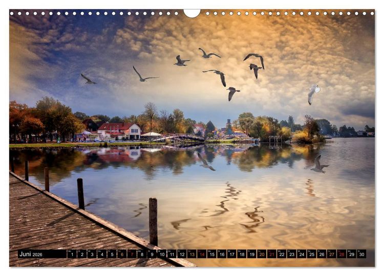 Produktbild: Steinhuder Meer - Steinhude (Wandkalender 2026 DIN A3 quer), CALVENDO Monatskalender
